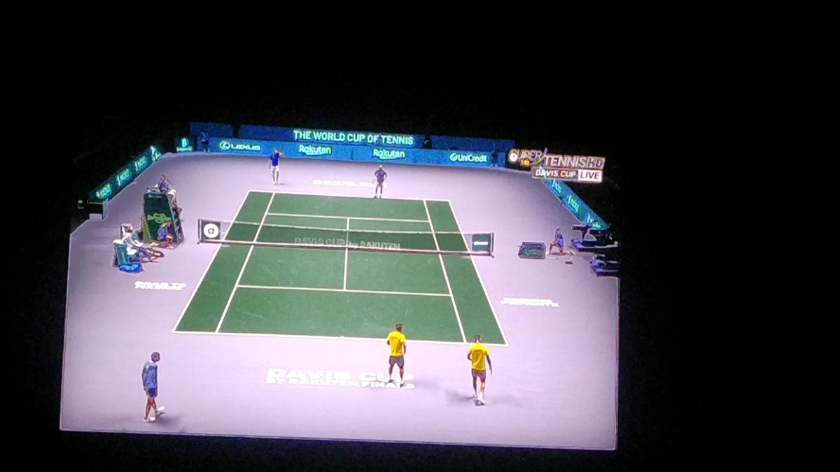 trifranco's tweet photo. Felicitaciones a @juanscabal Robert Farah @CopaDavis @AlejandroFalla ! Que buen match de dobles! Y a las 2:30 am!! https://t.co/IjPMjDs62A