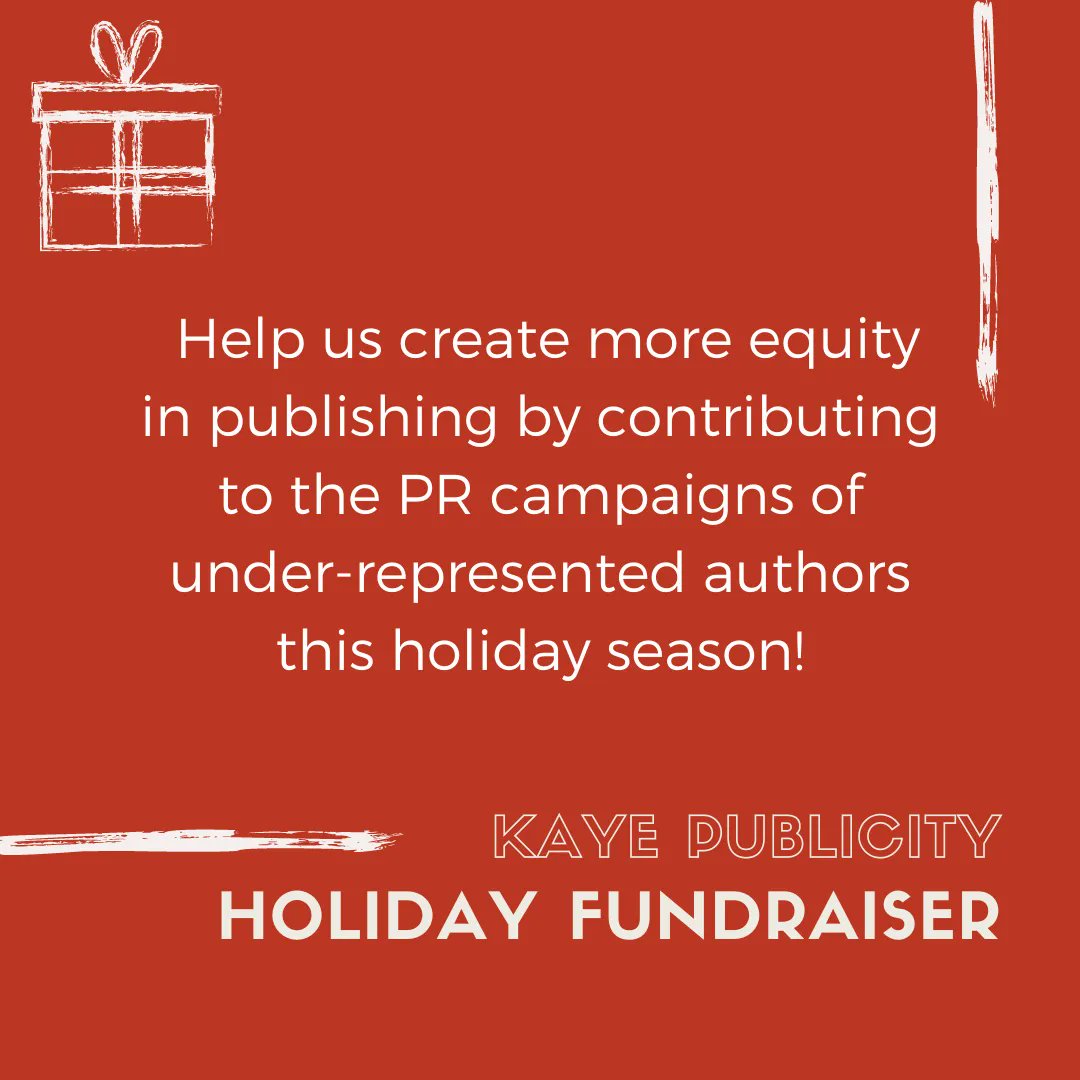 Don't forget to donate to our Equity in Publishing fund this holiday season to receive free gifts! buff.ly/3wZR2I3
