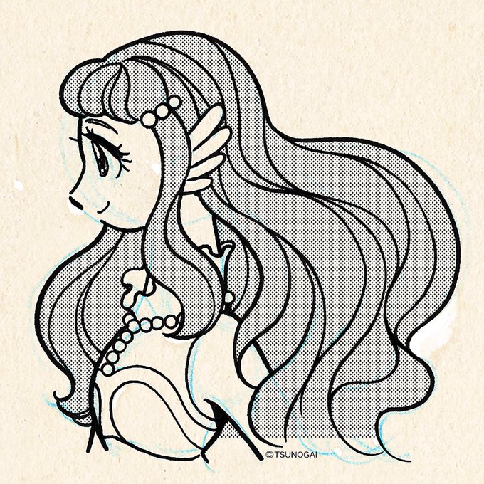 「hair ornament mermaid」 illustration images(Latest)