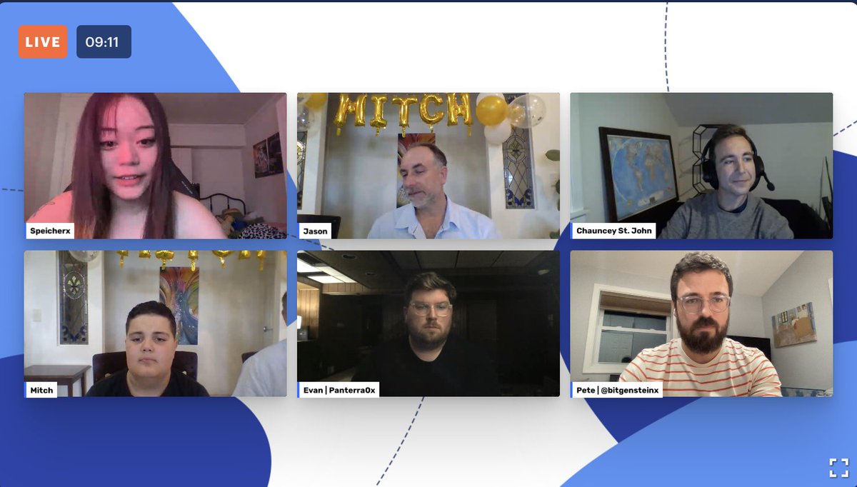 MooliusC's tweet photo. Come watch now: @Speicherx on how Terra $LUNA community's #projectmitch raised tens of thousands of dollars for Mitch & @ForADayFdn
👉 https://t.co/ChECuvi6ZM https://t.co/NBhgHIegSs