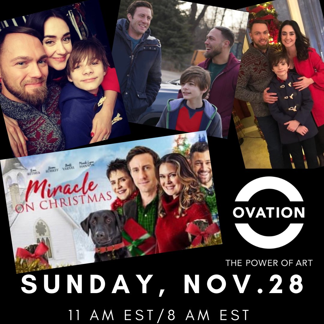 brayden__eaton's tweet photo. Miracle on Christmas: Nov. 28 at 11 AM EST/8 AM PST on Ovation. Cozi TV on Dec 3rd, at 10 PM EST/ 7PM PST. Stream on TUBI, Apple TV, and Prime. #christmas #christmasfilm #television #film #tv #hollywood #kidactor #losangeles #miracleonchristmas #candumanagement #aefhtalent https://t.co/oMx2qo1phZ