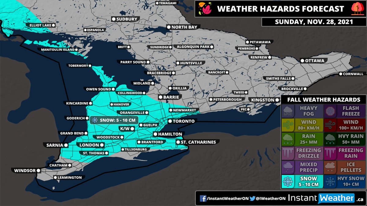 IWeatherON's tweet photo. #ONStorm #ONwx Snowy Sunday Across Southwestern Ontario and the GTHA With 5–10cm of Snow Possible

https://t.co/9ePs7Tb7Sc

-Brennen P. https://t.co/7BupP51Hai