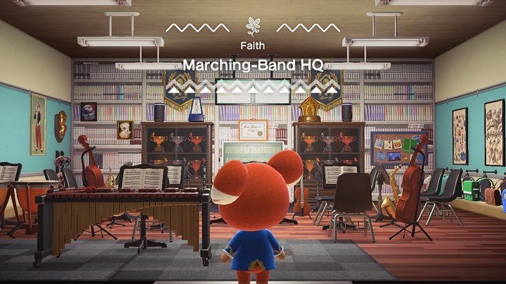 MrChitmon's tweet photo. This @animalcrossing villager asked me to design a “Marching Band HQ” vacation home for her! Best home I’ve ever designed! https://t.co/MjgqsxYFKE