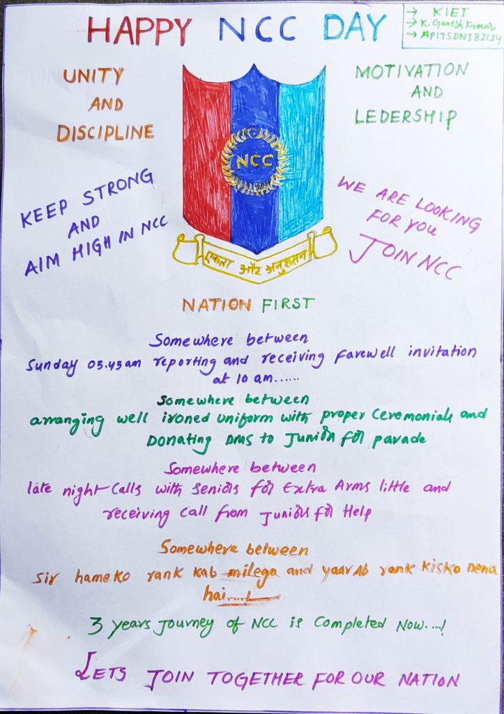 Prafull38144151's tweet photo. Happy NCC day,I proud,I was an NCC cadet 😊 of 2(Odisha) NAVAL UNIT NCC.
@utkalpride
@konarkkids 
@MahanadiW 
@kalinga_sagar 
@DefenceMinIndia 
@HQ_DG_NCC https://t.co/LpqzBfIKRJ
