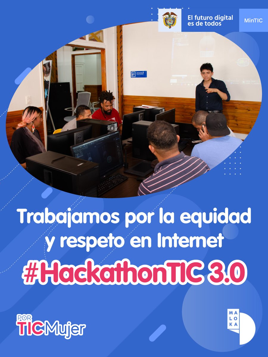 Ciberpazcolombi's tweet photo. Cientos de colombianos inscribieron sus ideas para crear soluciones en busca de combatir la violencia de género en Internet en la #HackathonTIC 3.0, de esta manera el @Ministerio_TIC apoya el talento de la gente que cree en la construcción de un mejor país. https://t.co/U7piKqcQGk