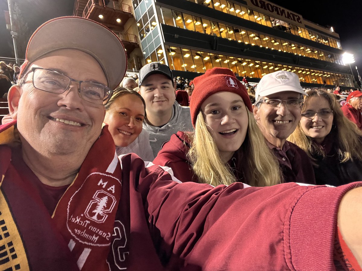 Her first #GoStanford game!