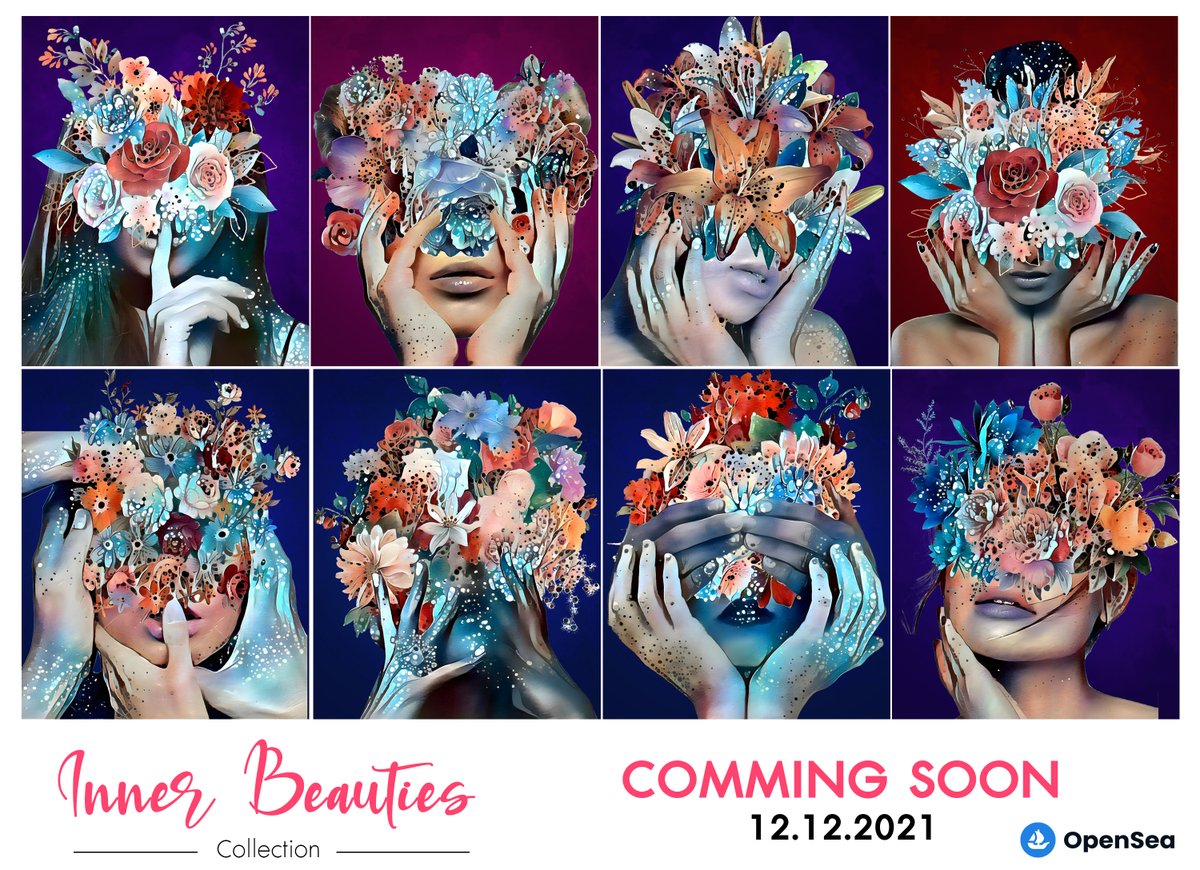 vishalraiFX's tweet photo. Hi guys,
Really excited to introduce to my upcoming collection "Inner beauties" launching on 12.12.21. For more info and story behind please check out the link below.
https://t.co/VkAFCjtLFo
#NFT #NFTartists #nftcollectors #NFTcollectibles #opensea #Watercolor #flower #potrait https://t.co/N4FG8vDcw3