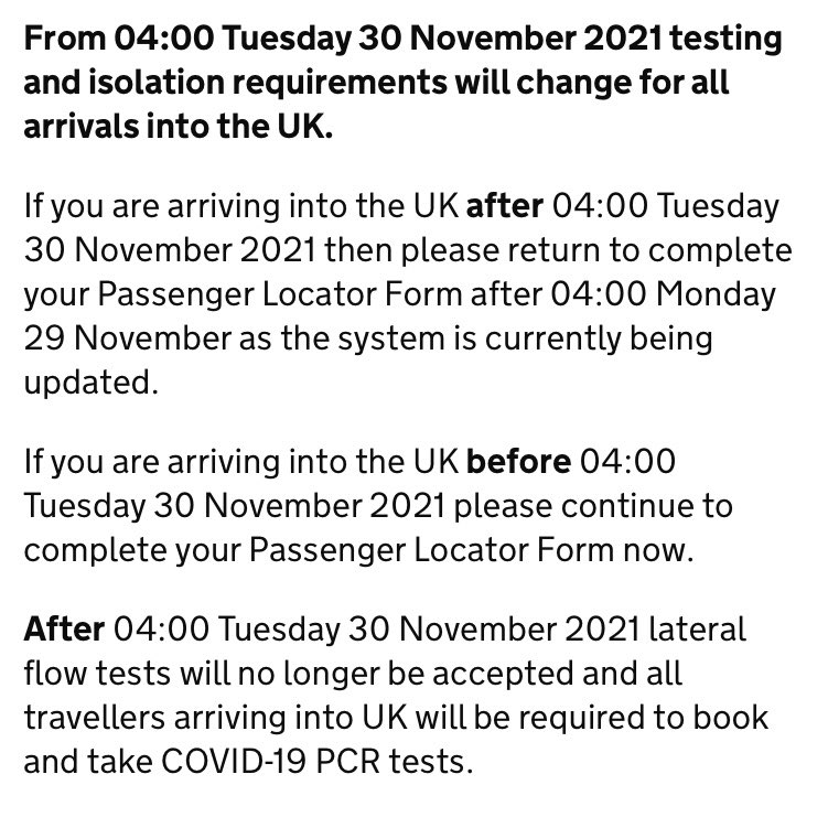 2PerfectTravel's tweet photo. New rules on testing on return from holiday. #PCR #RapidTesttoRelease #Results1to3Hours https://t.co/521n4F12fn