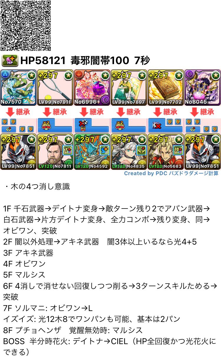 ねこまる2世 パズドラ 転生ヴァルキリーciel降臨の編成 実装時のものから更新していなかったので 改良して最新のものにしました どちらも奇石確定編成 1つ目は普通の型 2つ目は1fをヘイストにして少しスピードアップさせた型です T Co