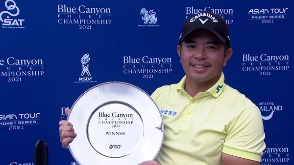 solutionsasia's tweet photo. Congratulations to CHAN Shih-chang winning Blue Canyon Phuket Championship 2021, the first tournament of the Asian Tour Phuket Series with score -18  (66, 68, 68, 68) #BCPC2021 @asiantourgolf https://t.co/JOZjIj3j0c