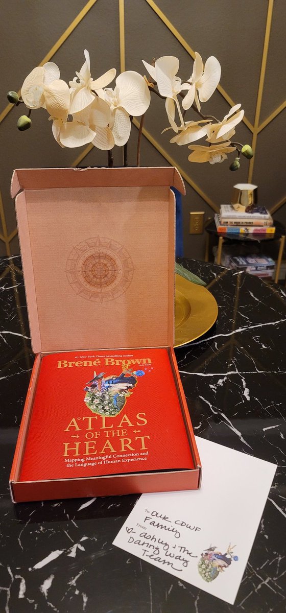 LPCSykes's tweet photo. I'm incredibly grateful and appreciative for this beautiful gift that shares insight into emotions and experiences. Tremendous thanks to @BreneBrown and the #BBEARG Team for your hard work and sharing this heart project! #AtlasoftheHeart #awkwardbravekind #Placeswego #connection https://t.co/VF5aldlcJi