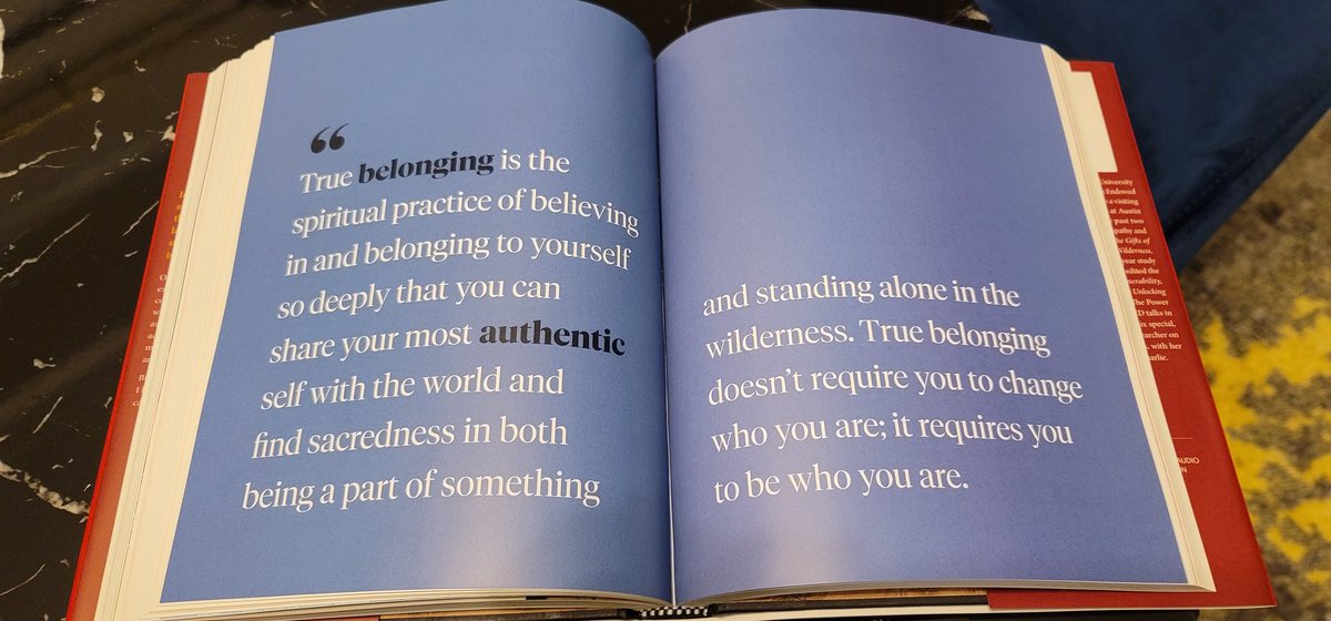 LPCSykes's tweet photo. I'm incredibly grateful and appreciative for this beautiful gift that shares insight into emotions and experiences. Tremendous thanks to @BreneBrown and the #BBEARG Team for your hard work and sharing this heart project! #AtlasoftheHeart #awkwardbravekind #Placeswego #connection https://t.co/VF5aldlcJi