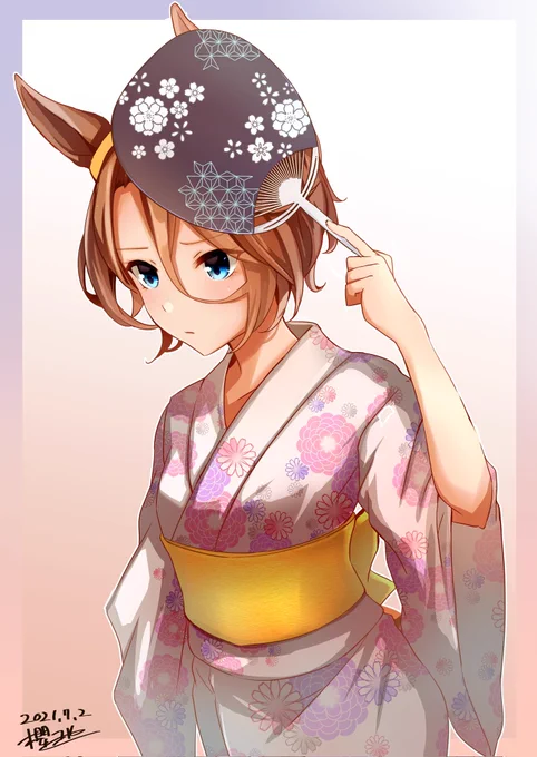 タイシンSSRサポカ記念再掲!!
照れタイシン😤
#ウマ娘 