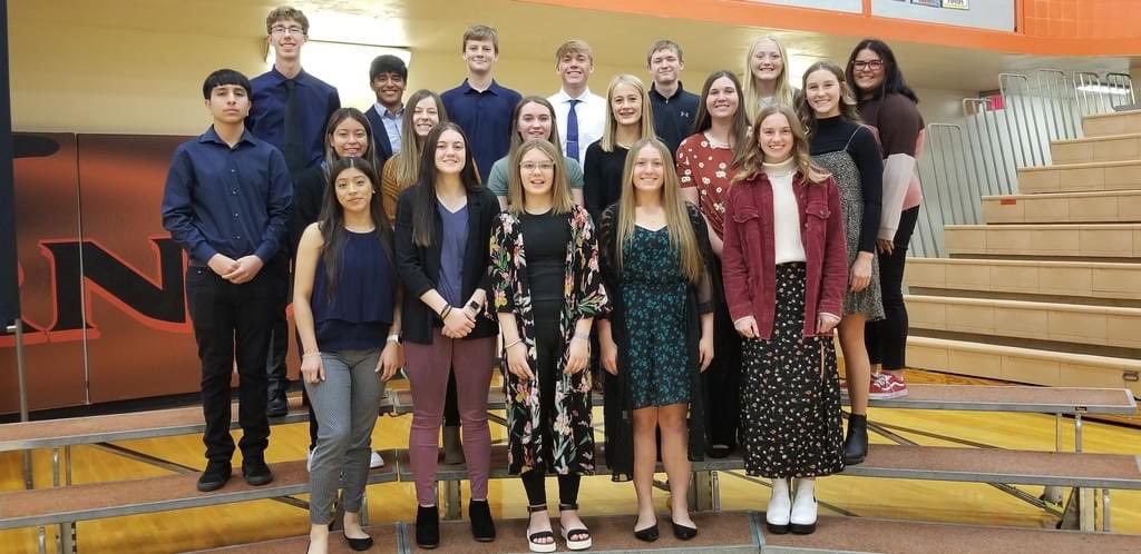 CCS_FBLA's tweet photo. Another successful Veterans Day program in the books. Thanks to all our veterans who serve all day every day 🇺🇸 @NebraskaFBLA https://t.co/ueFHJST0UZ