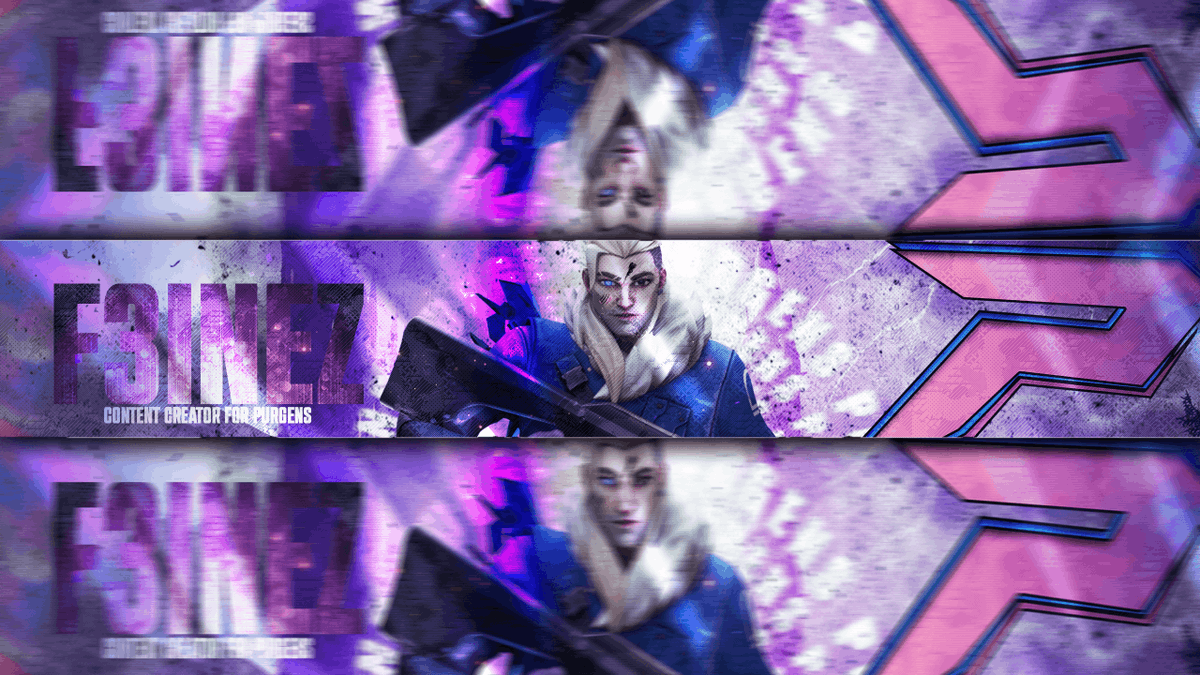 Youtube Banner for <a href="/f3inez/">f3inez</a>  "Comissions Open" 🔓
Any kind of support is appreciated! ♻️♥️

<a href="/TeamPurgens/">Team Purgens</a> 

#GraphicDesign #Art #FortniteArt #Fortnite #Designer #blender #Header #Photoshop #Headerfortnite #Valoggs #Designerart 
#ValorantArt #Valorantheader