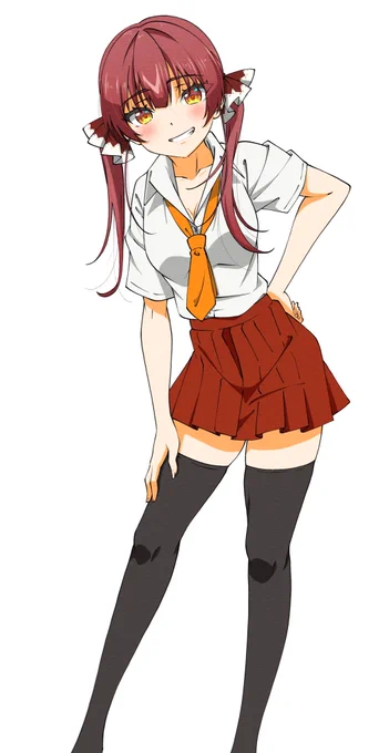 #いいニーハイの日
ホロメンのニーハイ絵!!!(再掲 
