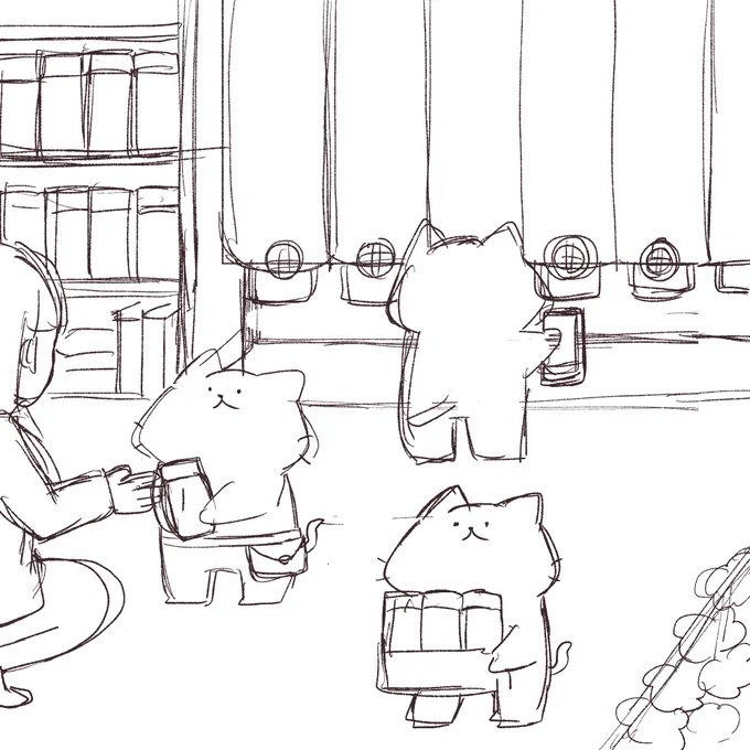 イラスト下書き 