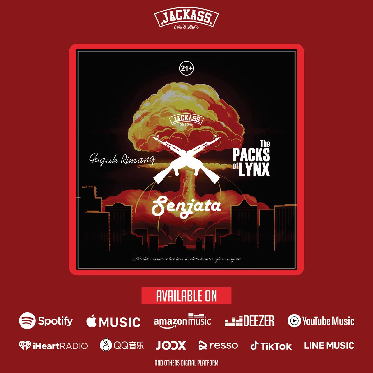 Sudah rilis dan tersedia di digital platform favorit kalian semua 🥳