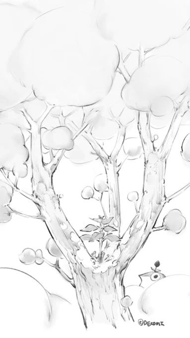 #冬の創作クラスタフォロー祭り#名刺代わりの作品をあげてください花ペンギンという生物を中心にゆるめの絵を描いてますよろしくです。 