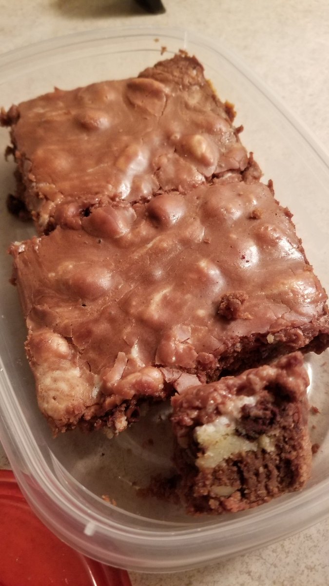 You don't know unless you know..

"Rocky Road Fudge Bars"
1st Prize, Flour category in 1972 Pillsbury Bake-Off &lt;3  #mylife #sweet