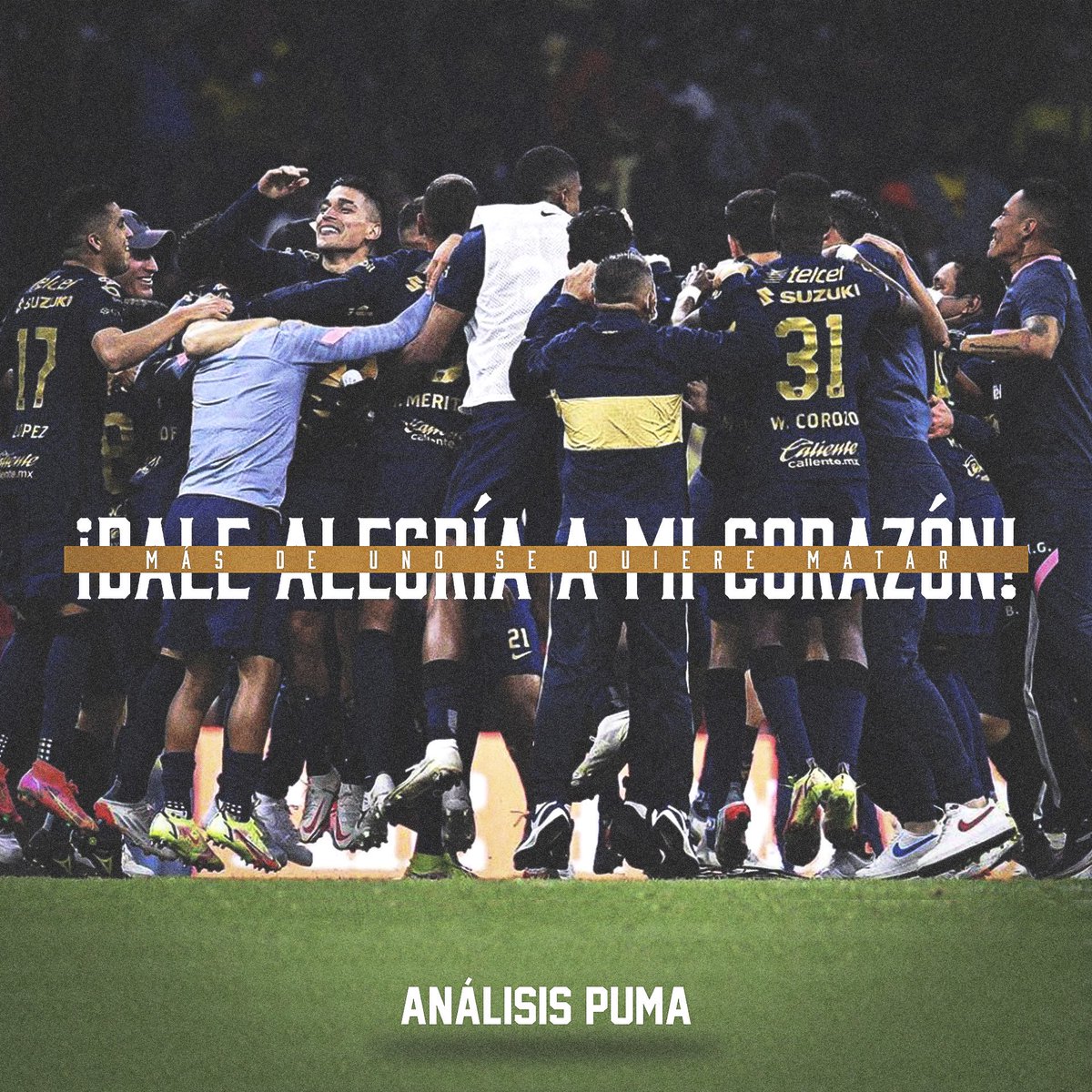 AnalisisPuma's tweet photo. ¡ESTO ES PUMAS! https://t.co/6ES48umVyb