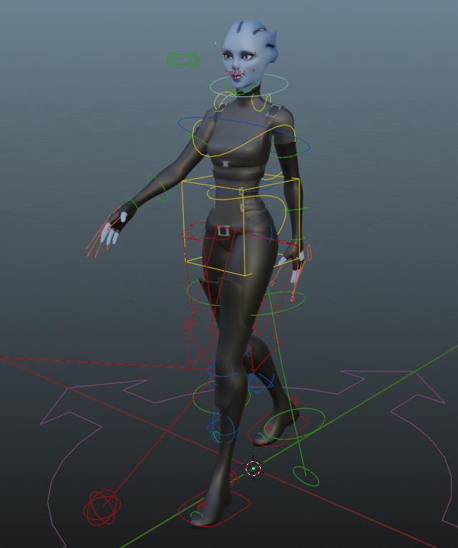 riggingdojo's tweet photo. Deforms well with default weights and a quick walk cycle from https://t.co/lR7C2Pag9p
Rigify Animbox and a quick offset to adjust the pose with the AnimAide "offset animation" tool. #b3d #quickrig Test your meshes https://t.co/tGZNC88gT4 https://t.co/EZ1m6F2dxU