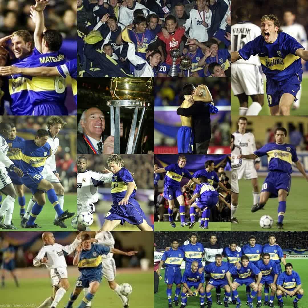 Ivan36228275's tweet photo. Hoy pero del 2000 boca le ganaba al real Madrid Martin los vacuno, Román los bailo, el boca de bianchi pasado las pelotas más presente que nunca 🇺🇦💙💛💙 https://t.co/d3brPjr5Un