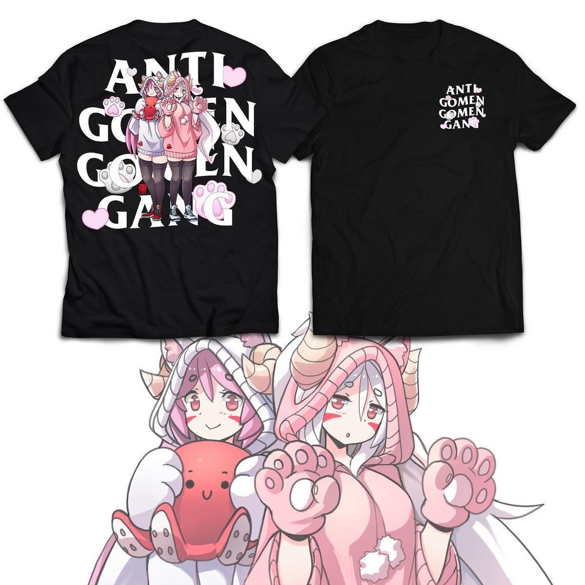 GomenGang's tweet photo. It’s been awhile Twitter gang! 💕

Our Black Friday &amp; Cyber Monday sale is going on right now! This will be our last release of the year as we prepare for 2022. So don’t miss out and send the waifus some love 💗

https://t.co/wCHWpqFByt https://t.co/OzXoQ1EqDA