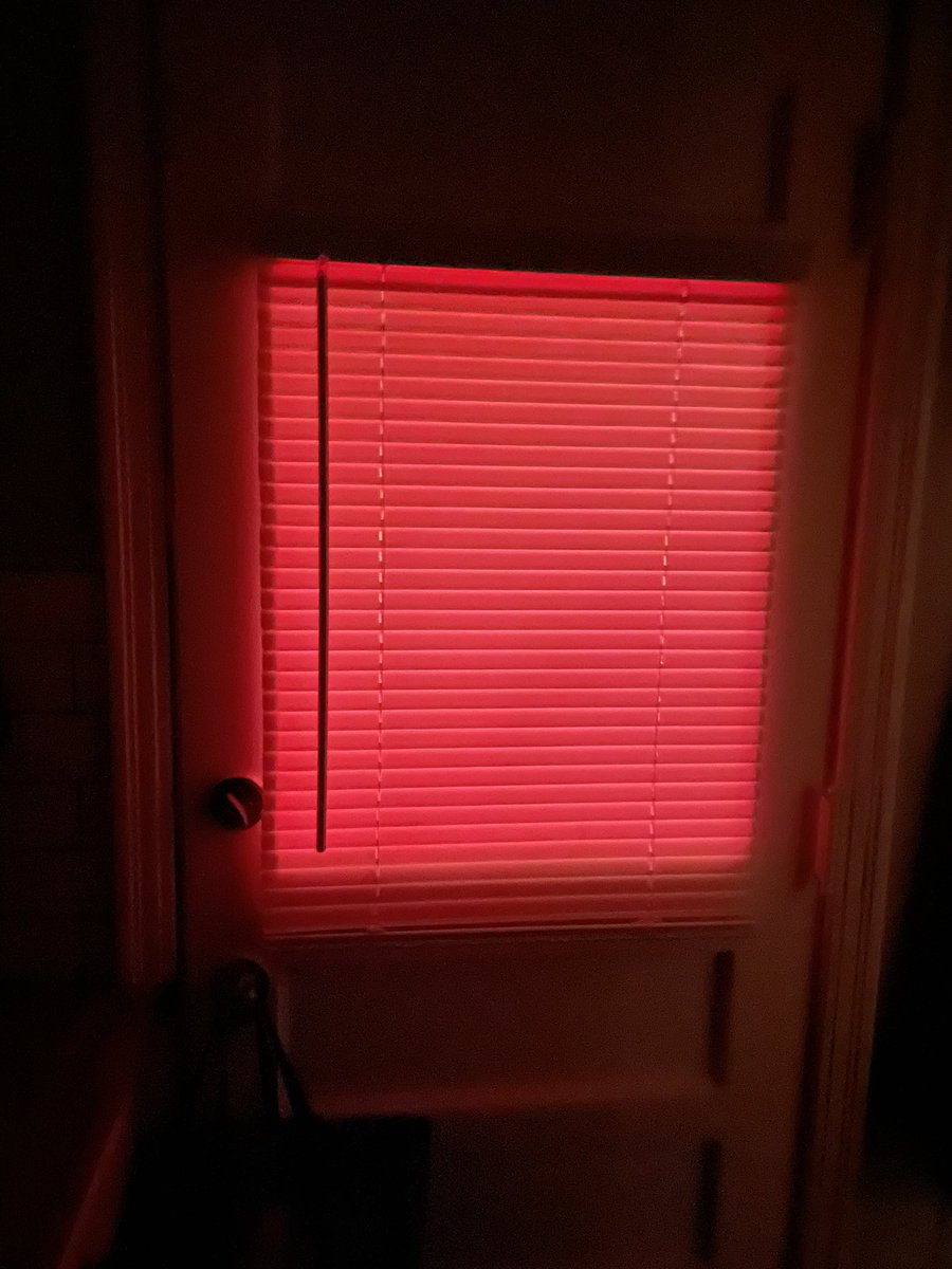 My neighbors put up Christmas lights outside my window and it’s really joyful and not at all sinister. 👹👹👹