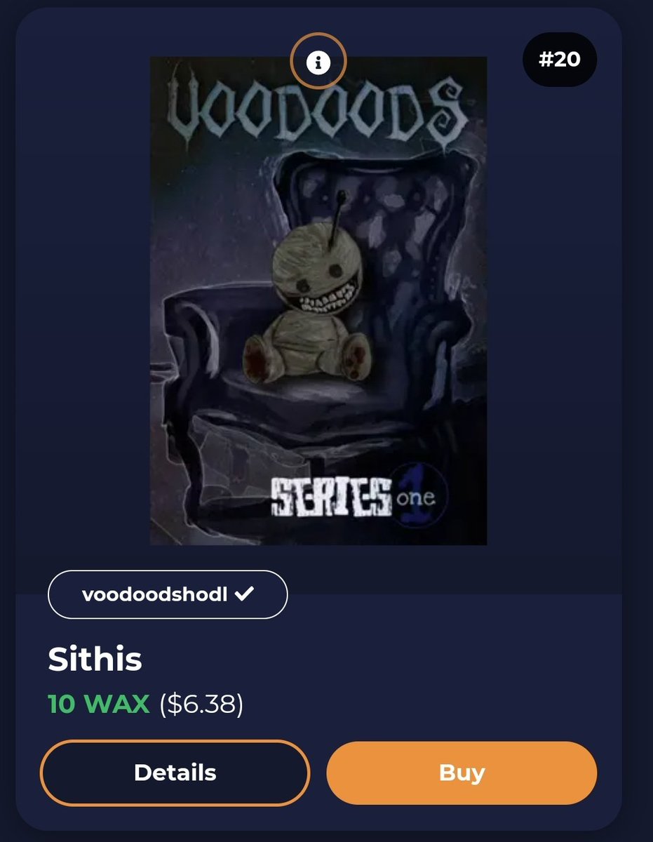 For as low as 10 waxp, you could get yourself into this month's draw paying a minimum of 520 waxp,

Gotta be in it to win it, go get yourself a Dood on atomic hub now, the draw is the last day of the month, Every month
#WAXP #WAX #EOSIO