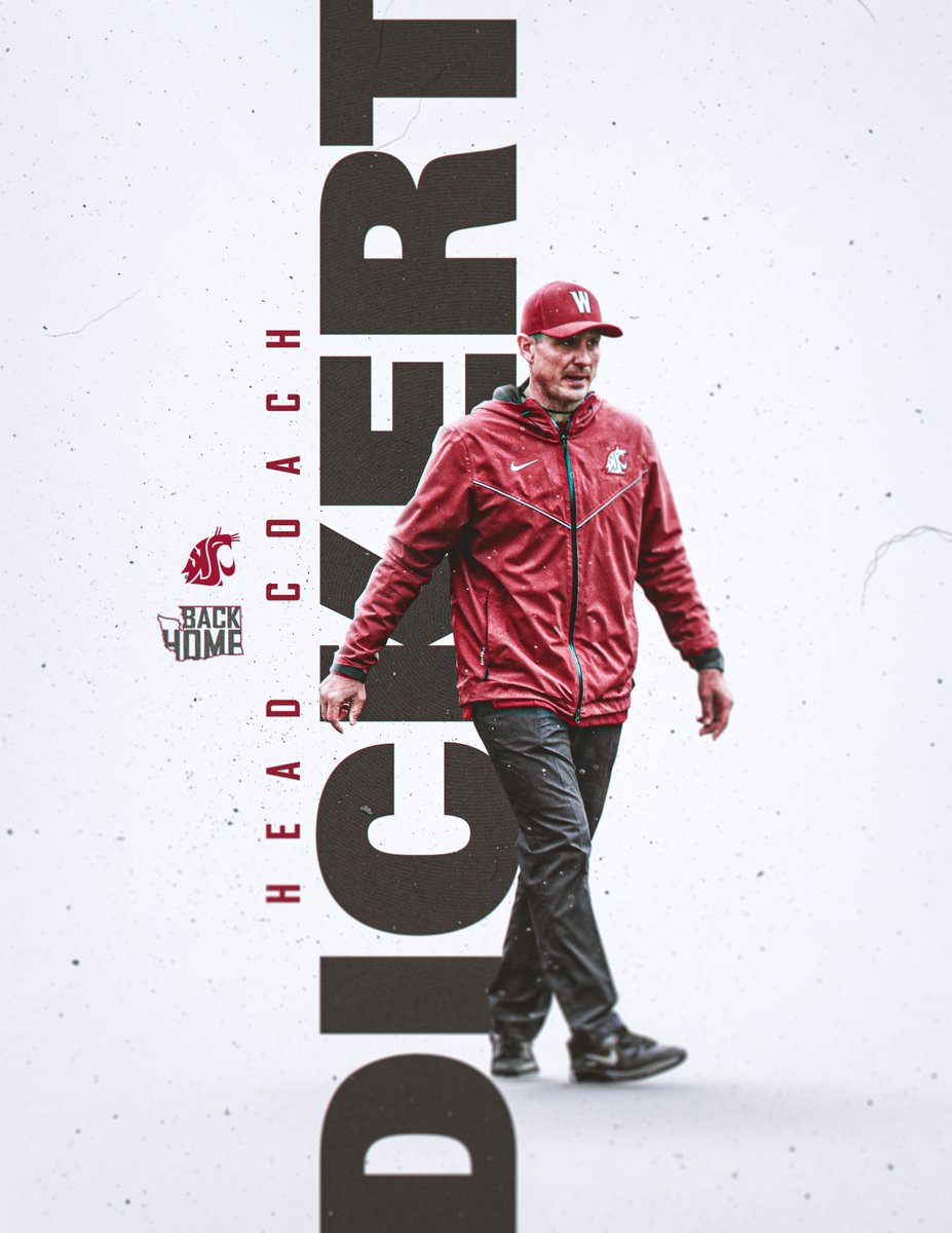 WSUCougarFB's tweet photo. It's official! Congratulations to the 34th Head Coach in WSU history!

𝐇𝐞𝐚𝐝 𝐂𝐨𝐚𝐜𝐡 𝐉𝐚𝐤𝐞 𝐃𝐢𝐜𝐤𝐞𝐫𝐭

📰 https://t.co/If0wfq7bmA

#GoCougs | @CoachDickert https://t.co/SuJ4gvYTzB