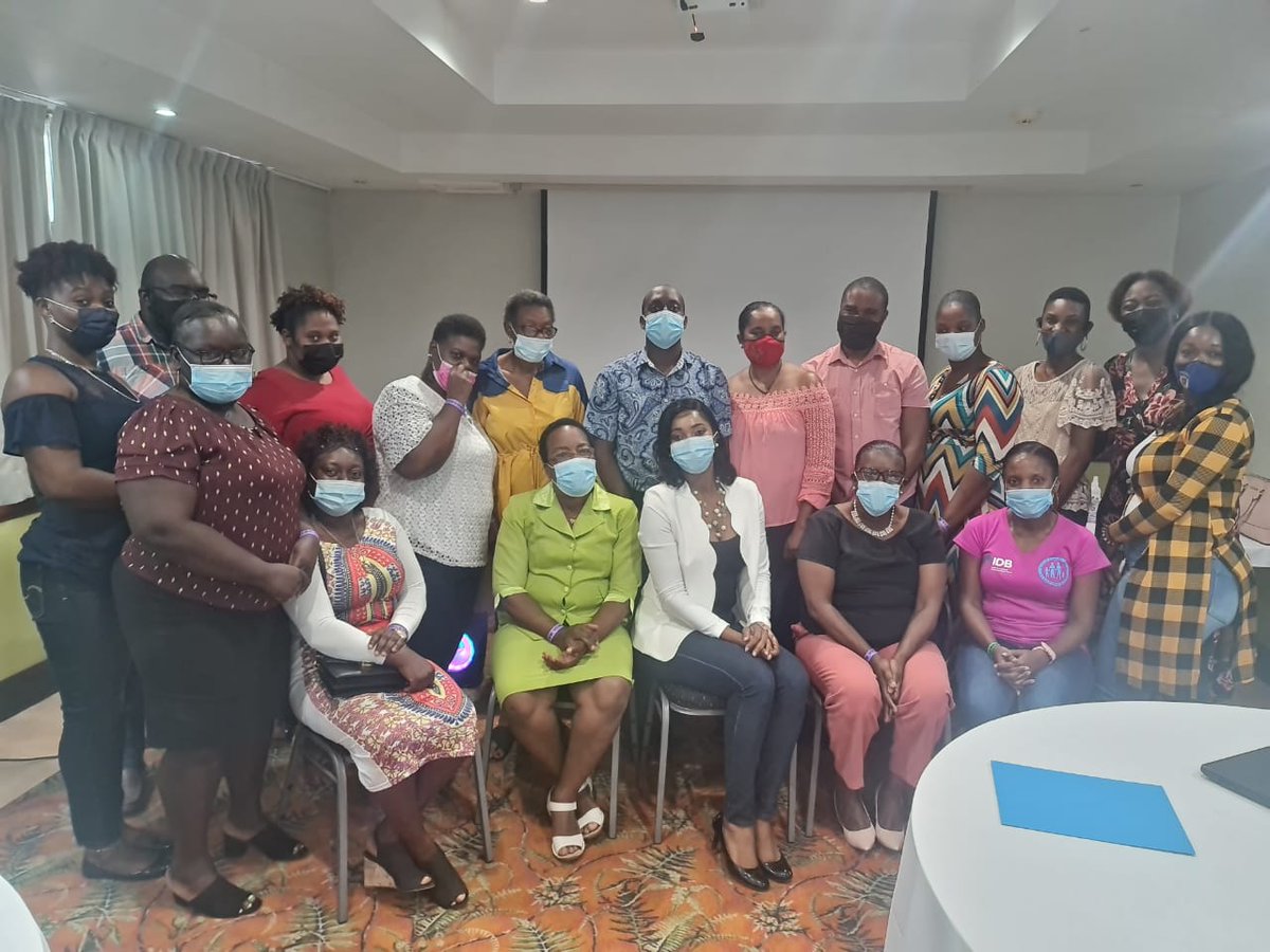 FaithHIVStigma's tweet photo. The attentiveness and smiles tell us it was a successful day at the @themohwgovjm @NFPBJamaica @JaCouncilChurch sensitisation session &amp; workshop with faith leaders in Trelawny today. Led by Revd Frantz Camille, the session unpacked mental health + HIV-related issues in a pandemic https://t.co/wOwbPXpRLh
