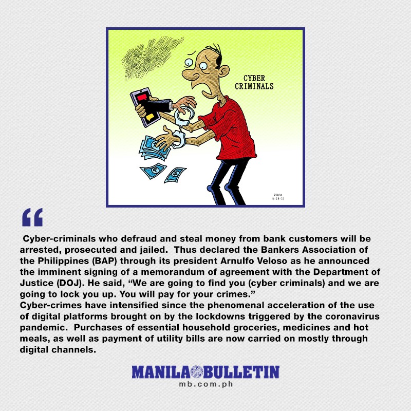manilabulletin's tweet photo. The BAP is also teaming up with the Kapisanan ng mga Brodkaster ng Pilipinas (KBP) in its #CYBERSECURITYX campaign, in efforts to raise public awareness and vigilance in foiling money mules and phishing.
#MBOpinions
READ: https://t.co/vG4XJ2tvwW https://t.co/QGUijjXrcK