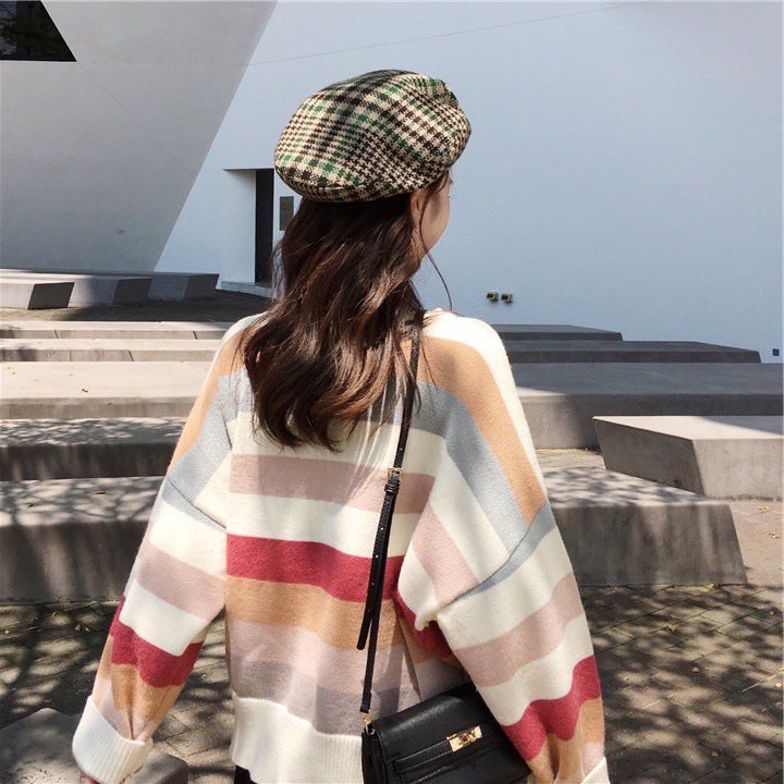 threadshopee's tweet photo. Sweater oversize motif garis✨

Harga: 59.000
Link: https://t.co/8ElMurJ5d1 https://t.co/koHCWBTSca