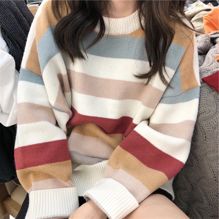 threadshopee's tweet photo. Sweater oversize motif garis✨

Harga: 59.000
Link: https://t.co/8ElMurJ5d1 https://t.co/koHCWBTSca