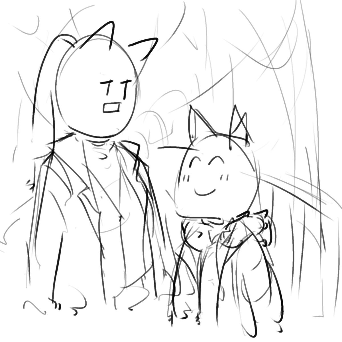 元々mybrのクリスマス絵描く予定だが、このままだと公式の服描けばいいじゃん、やり直そう 
