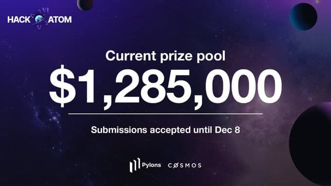 InterchainLFG's tweet image. 📣  주목해주세요!!
⚛️  #HackAtomVI 현재 상금 풀은 $ATOM 128만 달러입니다.
🎮  Flutter에서 Pylons SDK를 사용하여 #NFTGame ) 빌드할 수 있습니다.
🗞  SDK 문서: github.com/Pylons-tech/py…

👀 또는 시청 👉 youtube.com/watch?v=6bq-Ja…

@pylonstech @YuTangClan_ @CosmosSKorea @cosmos