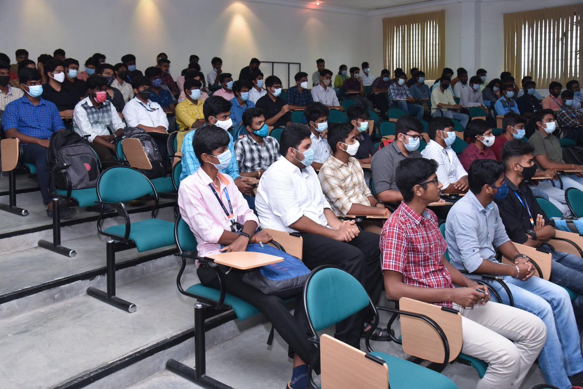 KCTOfficial's tweet photo. The Dept of #AutomobileEngineering conducted a #CareerGuidance and #SkillEnhancementprogram on 25 Nov 2021. The Speaker KVJ. Prof. Dr. R. Ganesan, Founder & Chairman, #NFED, #NBFF and #CRT highlighted on goal setting, skill enhancement,decision making and career selection. https://t.co/5uzEuxBvu1