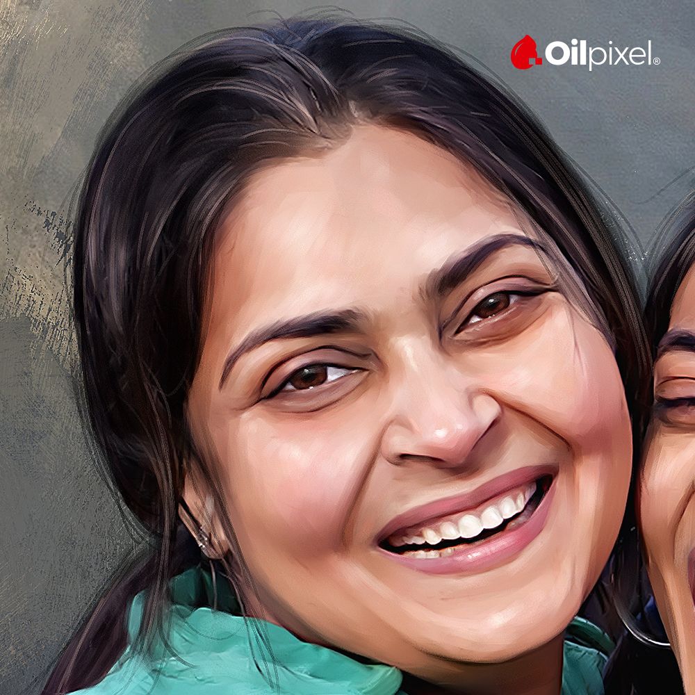 oilpixel's tweet photo. At Oilpixel, we promise to make your happy memories turn into a living masterpiece with strokes of love, care and attention.
#MotherDaughter #motherdaughterlove #digitalpainting #oilpainting #OilPixel https://t.co/MwYEjFNdEF