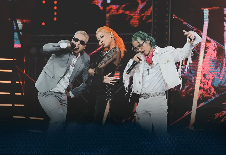 Michell55969237's tweet photo. Karik received a strong reaction in the round of Vietnamese Rap confrontation
The fact that Karik decided to choose Sidie to continue, eliminated 2Can, Killic and Mai Nhac was met with strong reactions from the rap-loving audience. https://t.co/QBftnrqxMP