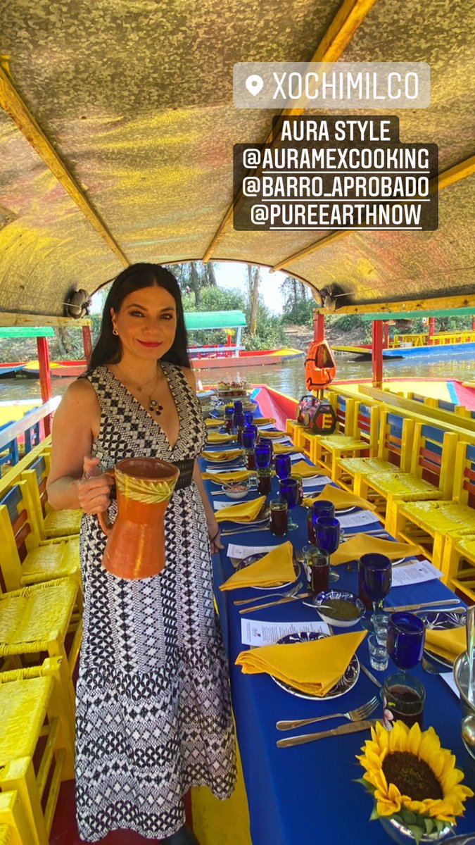 gracielamontano's tweet photo. Experiencia en Xochimilco al más puro estilo Aura vía Alex Rybin para un grupo de Rusia . Gracias Alexsander Dubas de Latvia, escritor de "Moments of Happiness" por compartir #momentosaura 🤩 #chefambassador #auraexperience 🇲🇽👩🏻‍🍳 https://t.co/pNu7MYEO5W