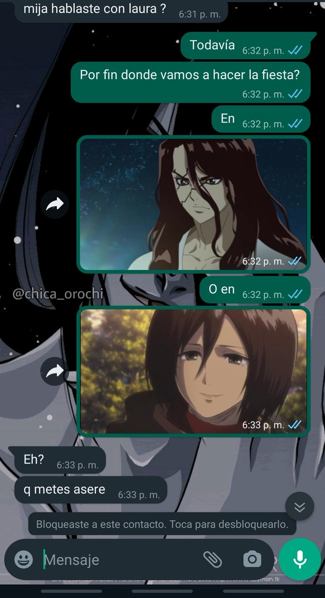 chica_orochi's tweet photo. No le sabe😔 https://t.co/5D9gSdGKW9