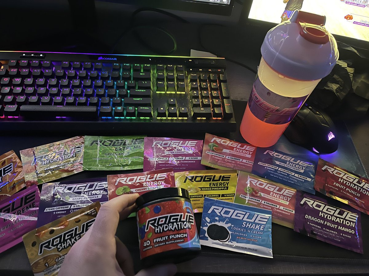 TV_Bullet's tweet photo. Shoutout to @TheRogueEnergy will be working with them very soon stay tuned for the CODE to get a discount on your order for this dietary supplement drink! https://t.co/Rs15EB26s8