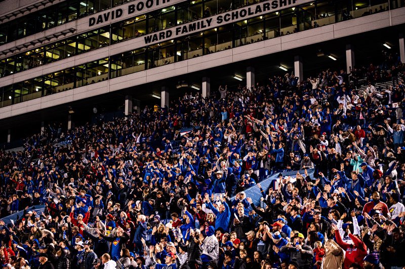 KU_Football's tweet photo. Thank you to our seniors, our fans, and the the entire Lawrence community.

You all set the foundation for a bright future.

Rock Chalk. https://t.co/OgvE9tt63d