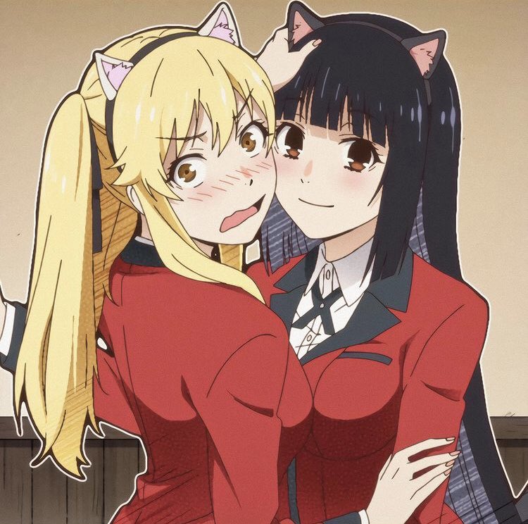 kkinkitty's tweet photo. Me and my mannequin when someone enters in my room 
#catgirl #kakegurui #yumeko https://t.co/pj1sHTcovY