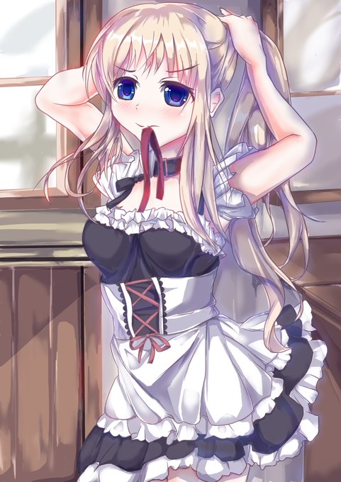 うちの子、榛名弥生のメイド服です。
#絵描きさんと繋がたい 