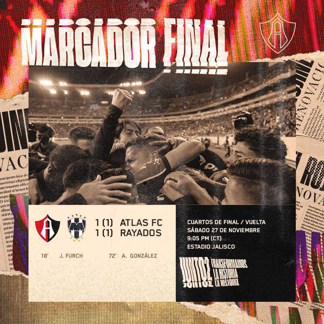 LAAAA FURIAAAAAAAA ESTÁ EN LAS SEMIFINALEEEEEEEEEEES!!!!!!!!!!!!!!! 🤩

CON FURIA, LUCHA, HONOR Y AMOR POR ESTOS COLORES, SEGUIMOS EN DISPUTA POR EL TÍTULOOOO!!!! TE AAAMOOOOOOO, ATLAAAAAAS!!!!!!! ❤️🖤

#Junto2 #Transformamos 🙌