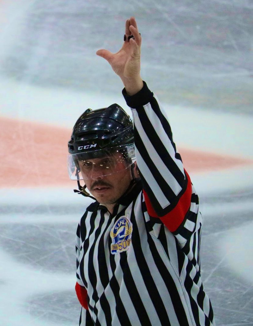 SJHLTerriers's tweet photo. The Terriers would like to thank and wish the best of luck to retiring @theSJHL official Keith Salamon! 

Keith worked his final SJHL game tonight in Yorkton between the Terriers and @SJHL_Hawks! 

A great, hard worked and dedicated career to the game of hockey! 

#SJHL https://t.co/E9UKaCXmg0