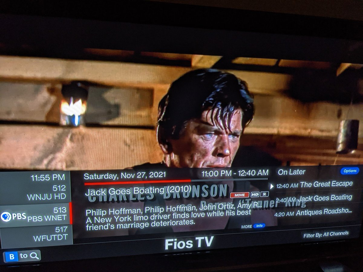 dme212's tweet photo. @ThirteenWNET Do you know how #messedup and #outofsynch your schedule is on @verizonfios? It is midnight and #JackGoesBoating is just now beginning, but program guide says it started at 11:00pm. 

The #programguide also #omits #Reel13Shorts. #ARGH #ScrewUp #SNAFU https://t.co/mKuz2ggnrD