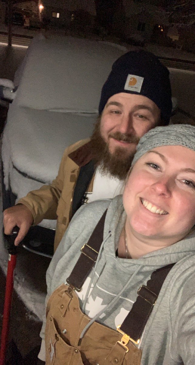 jdlester_'s tweet photo. @SaraPlaysLife hello from your Canadian friends! Hope you’re enjoying your naturally warm climate!!! 
Its zero degrees here and we just got 3cm of snow… ❤️❄️ https://t.co/AH8sNrSo35